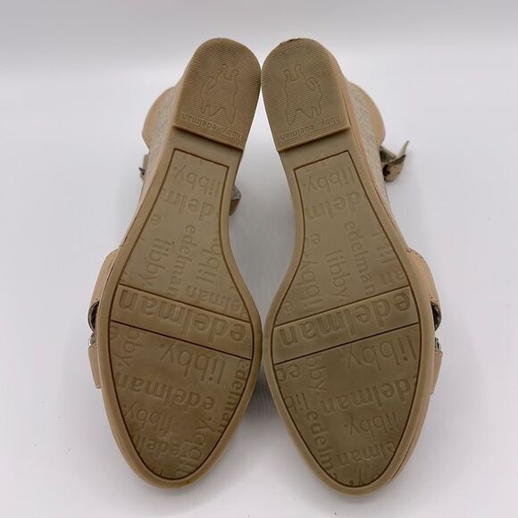 Libby Edelman Wedge Sandal Size 7.5 7.5M Jeweled - Picture 10 of 12